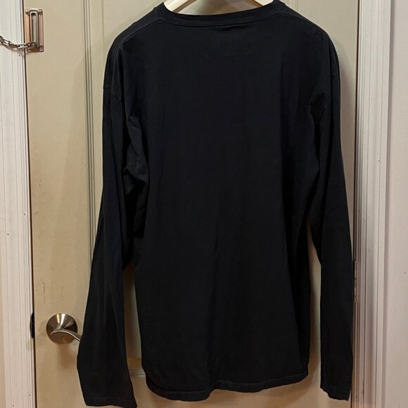 Sundance Men's Size XXL100% Organic Cotton L/S Crew Neck T-Shirt. Black - Picture 3 of 3
